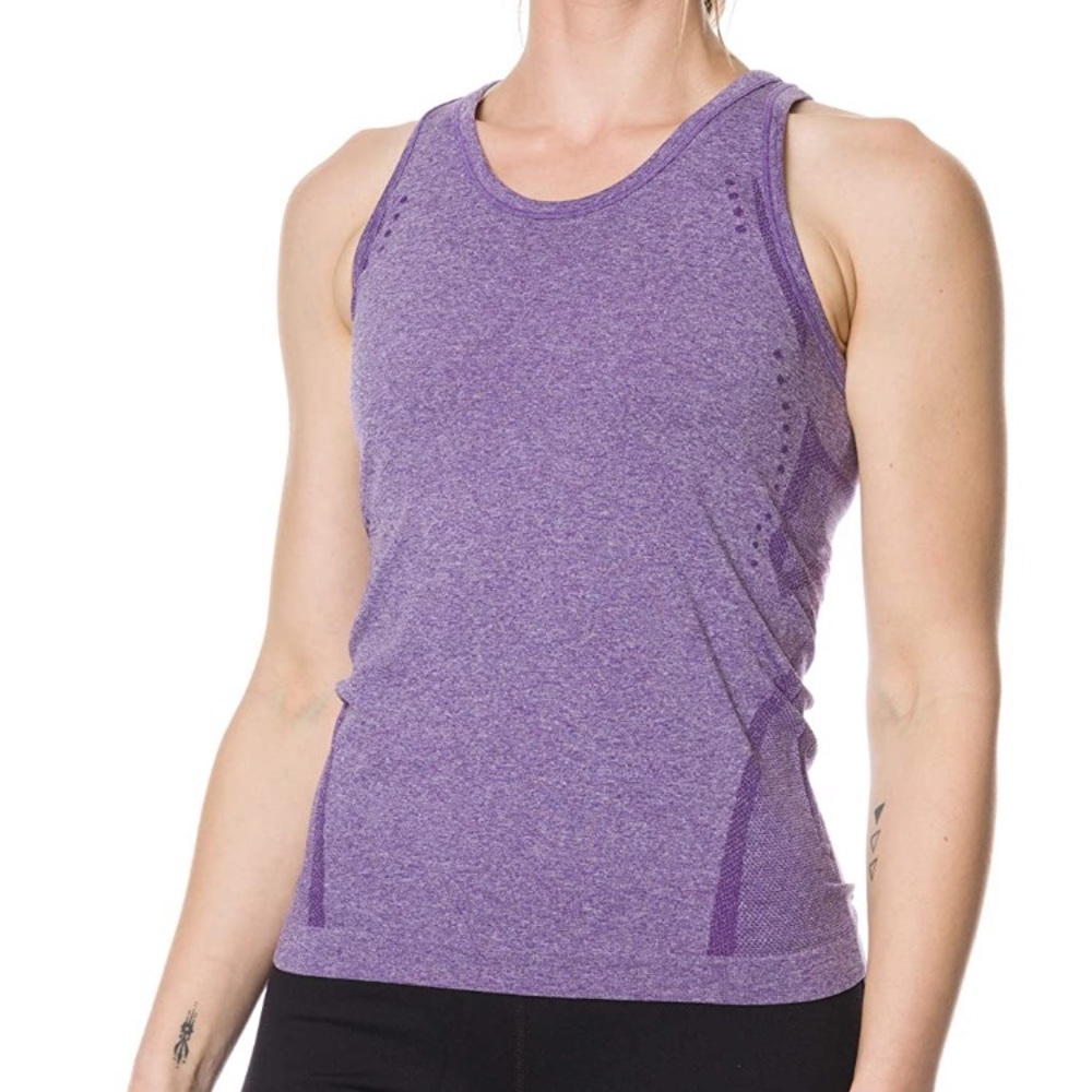 Purple razorback tank top